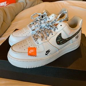 Nike Air Force 1 Low Just do it pack White/Black